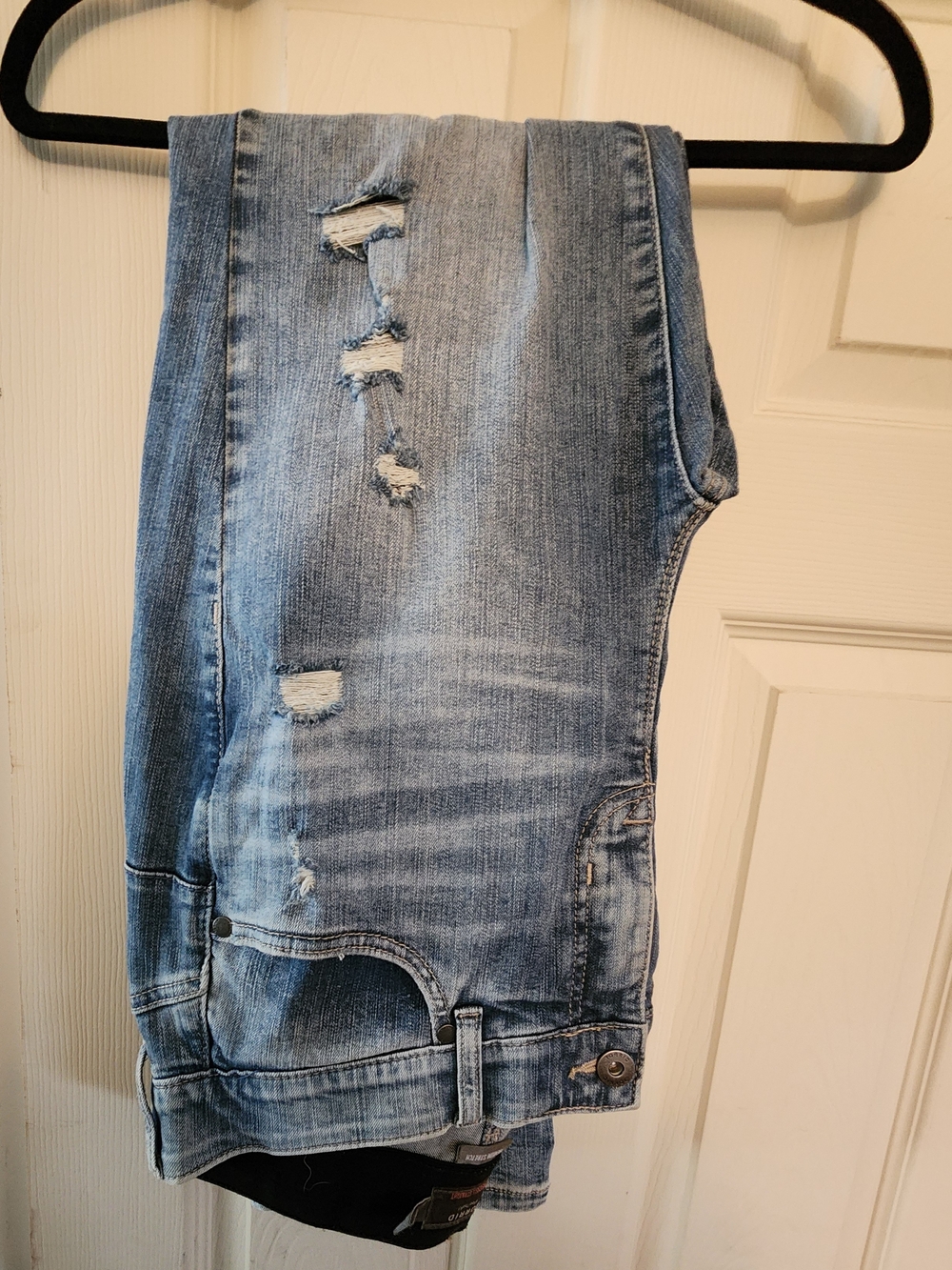 Torrid Light Wash Distressed Denim Jeans